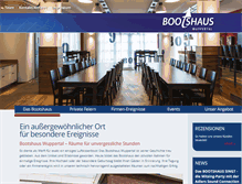 Tablet Screenshot of bootshaus-wuppertal.de